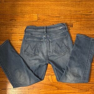 MOTHER Classic Blue Straight Leg Jeans